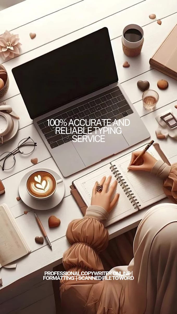 be your expert copywriter and fast typist
