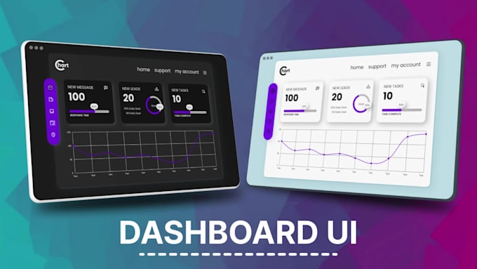 create modern CRM saas dashboard and admin panel uiux design