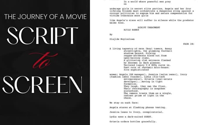 write movie script, stage drama, screenplay,movie script writer