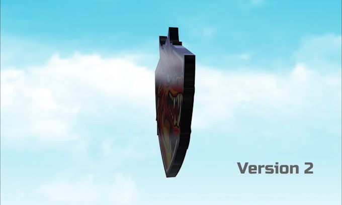 3d rotating spinning your logo deliver 59 minutes