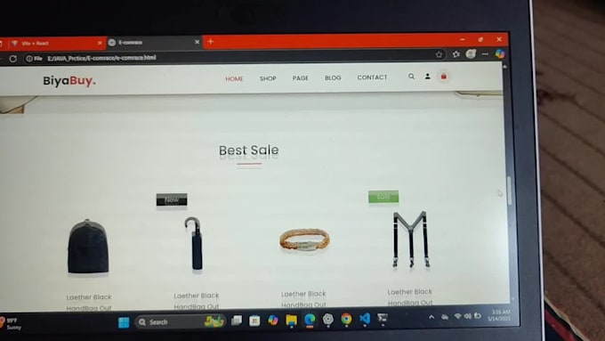 Your frontend web developer with html css javascript recatjs by Web ...