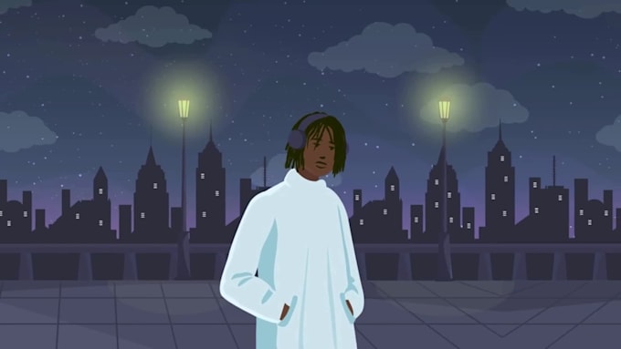 create 2d and 3d music video animation