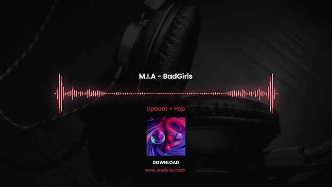 create an audio visualizer spectrum for your audio