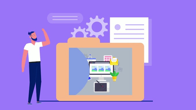 create a 2d animation explainer or 2d animated marketing video