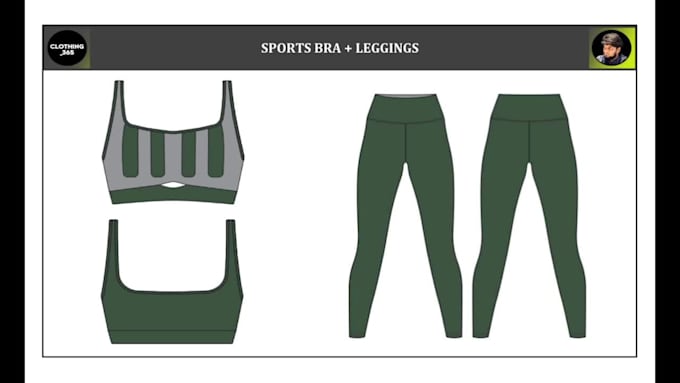 create professional fashion tech packs for clothing brands