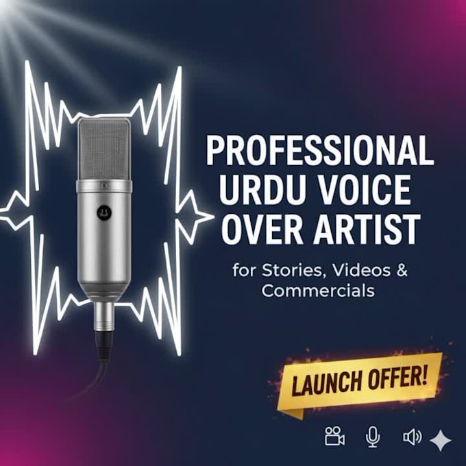 record a professional urdu hindi and punjabi voice over