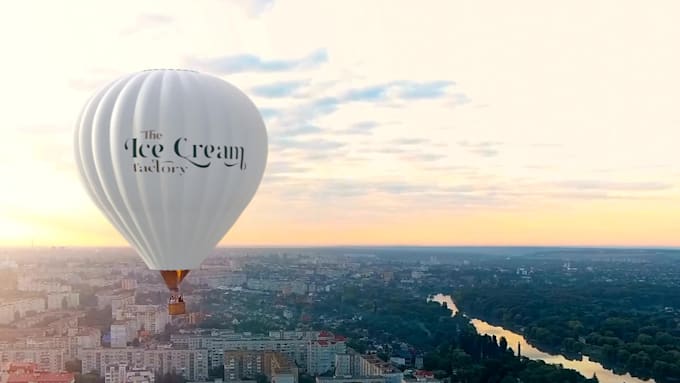 place your company logo on air balloon
