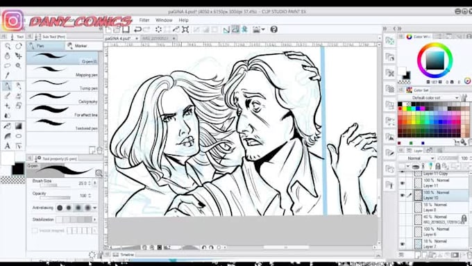 draw and ink your comic