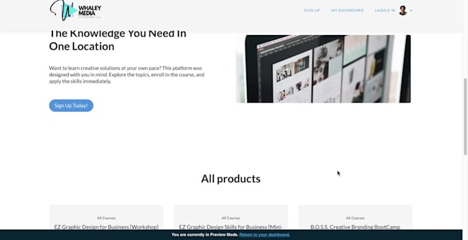build your professional online course or learning platform