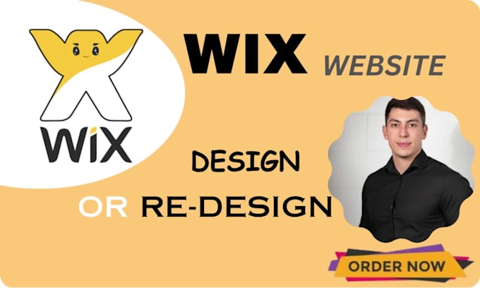 built wix website, redesign wix website professionally