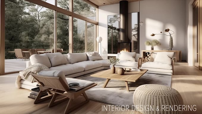 create interior and exterior 3d renders
