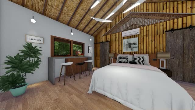 do interior and exterior design, 3d model and render