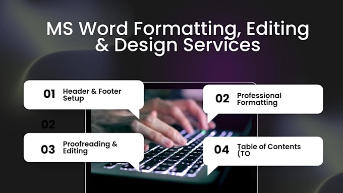 format, edit, and design ms word documents professionally