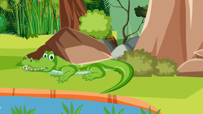 design 2d kids animation  cartoon for your channel