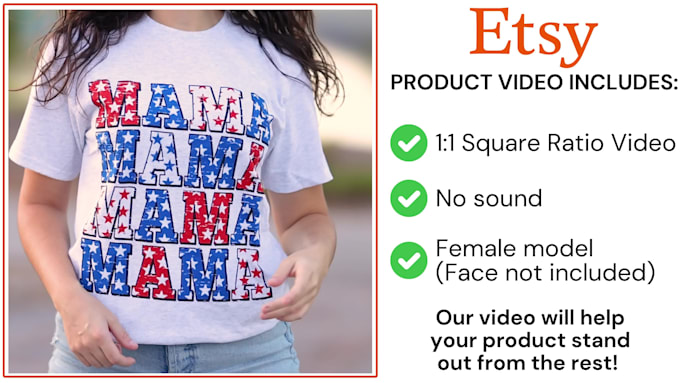 create a high quality etsy video for your product