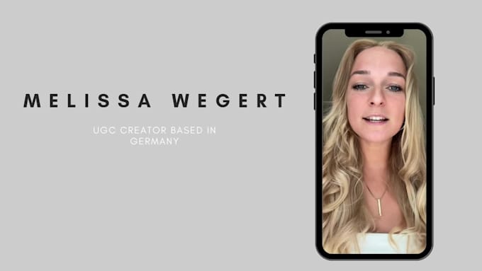 create professional ugc videos in german for you