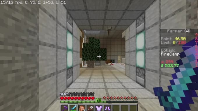 Playable Minecraft Game Made in Minecraft With Redstone