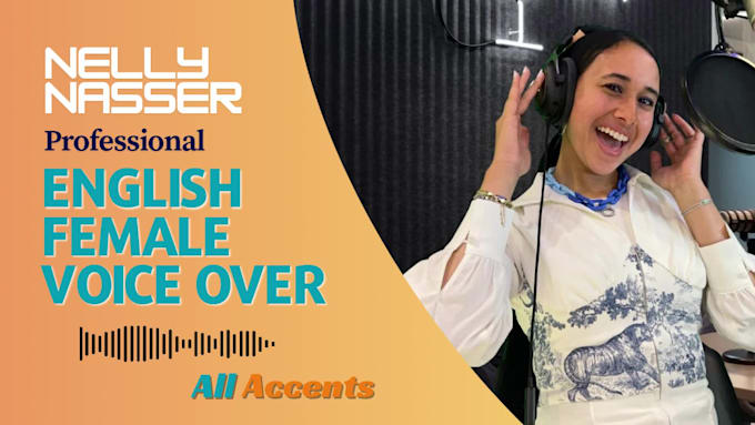 record a professional british female voice over