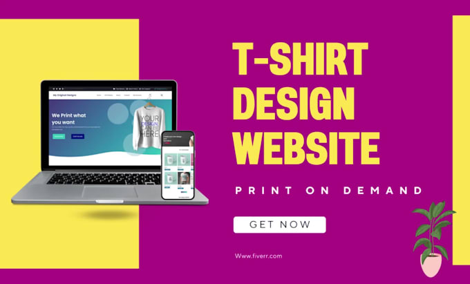 develop custom t shirt design, mug design and print on demand website