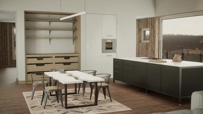 make you realistic 3d interior renders and not charge you fortune