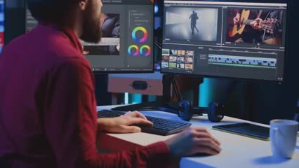 professionally edit youtube videos with effects and transitions