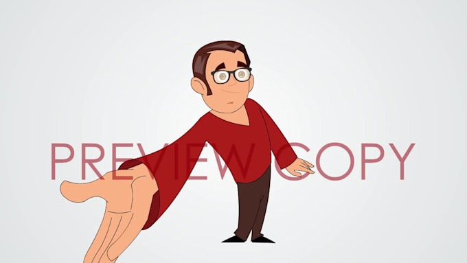 create 2d engaging character animated explainer video