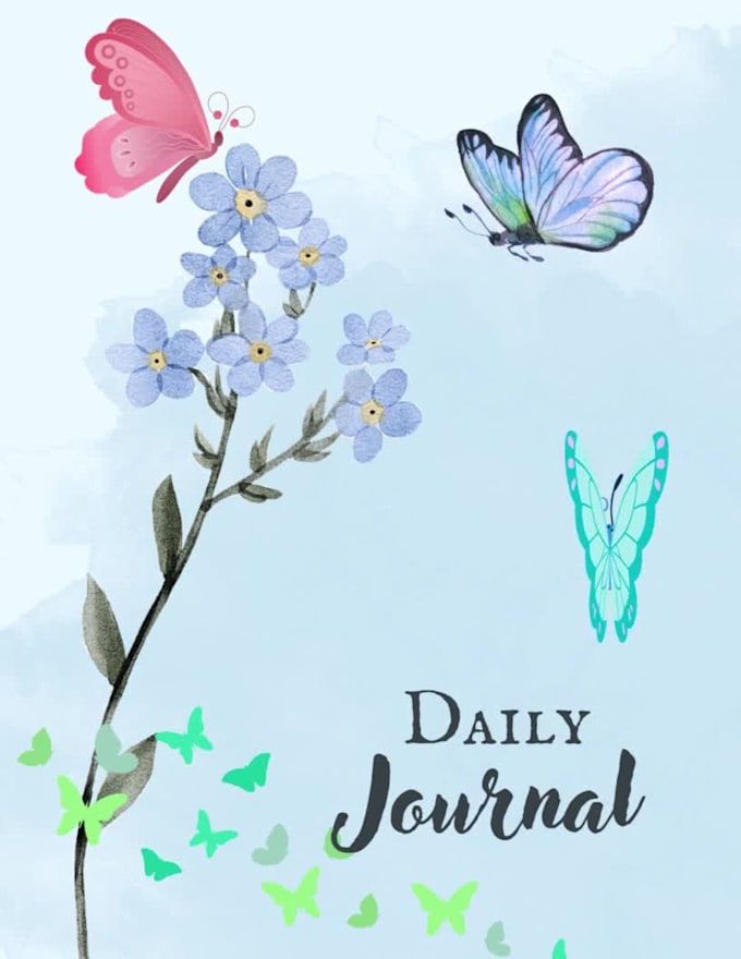 design custom printable cover for journal, planner, notebook