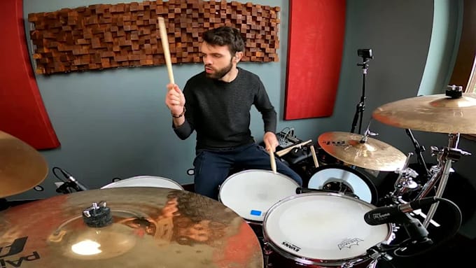 record professional live acoustic drums for your song