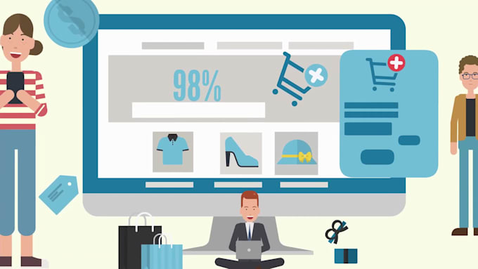create a professional 2d animation or infographic video