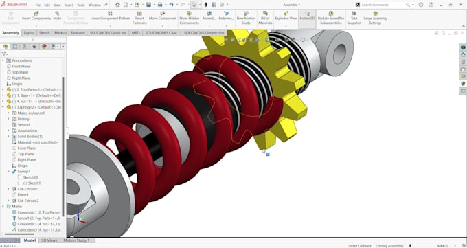 professional solidworks 3d and autocad modeling and mechanical design services