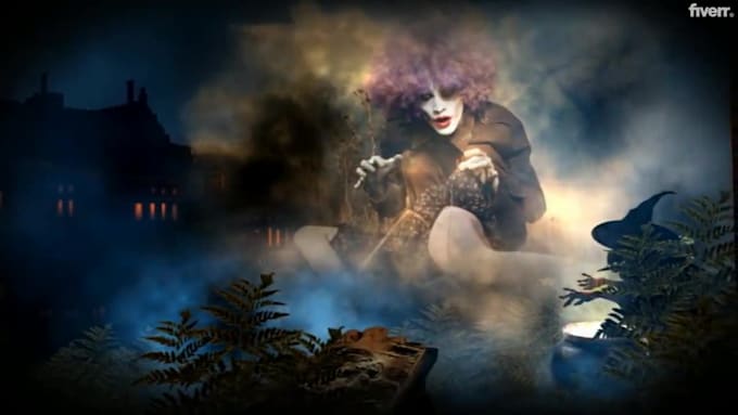 customize scary unique halloween greetings video