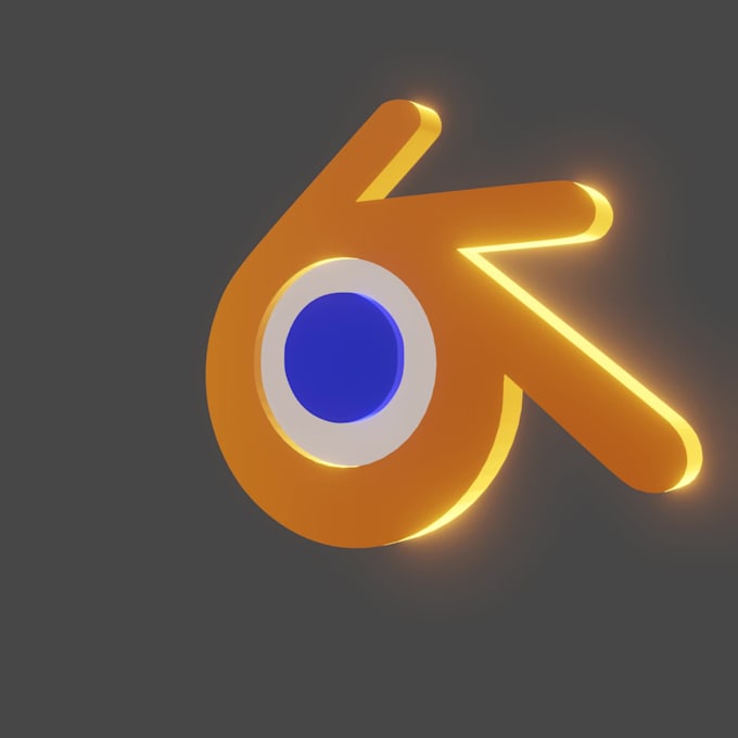 Convert your 2d logo to 3d using blender by Ilyasslamhoubi Fiverr