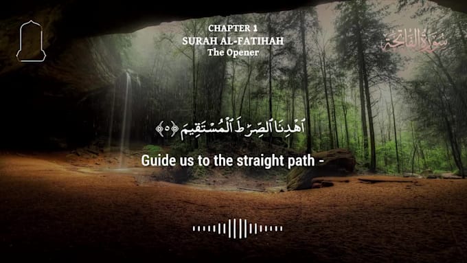 design quran videos for mostly searched surahs