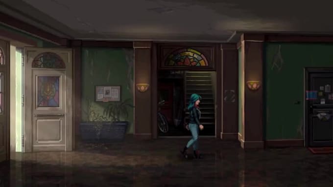 create animated pixel art background pixel game asset scenery tile set retro art