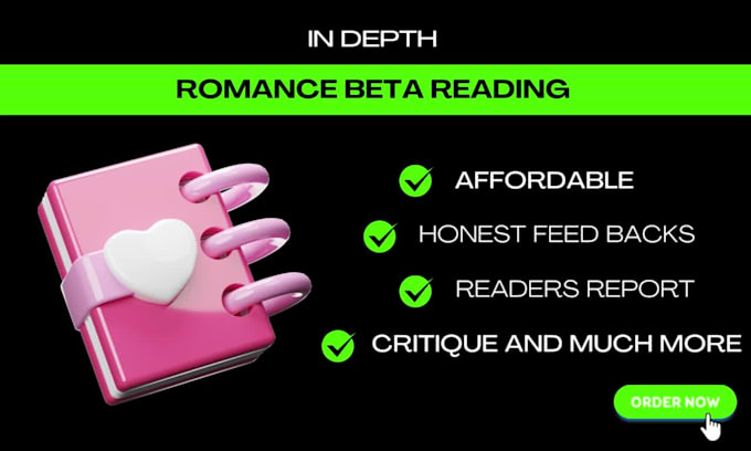 be your honest in depth romance beta reader