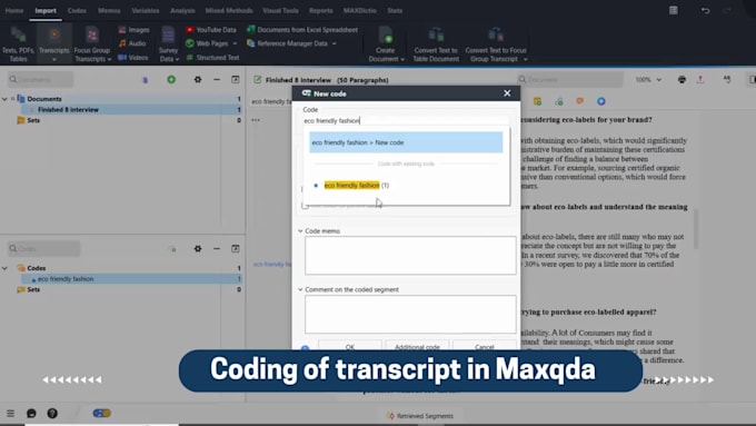 do qualitative research and thematic analysis using nvivo, maxqda