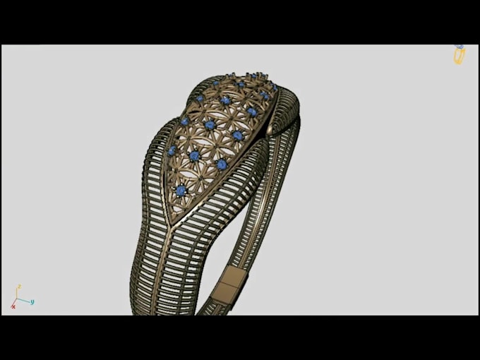 do 3d cad model jewelry design