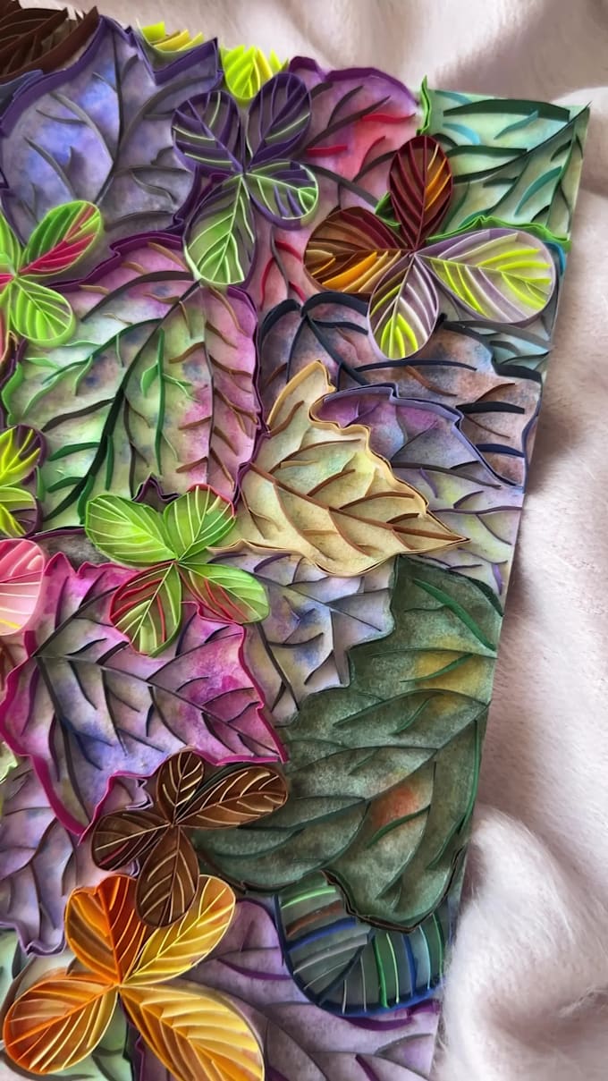 Create nature using paper quilled art by Nir_dissa Fiverr