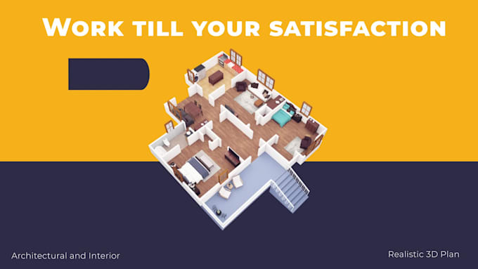 Create 2d and 3d floor plan and high quality rendering by Gfx_3d | Fiverr