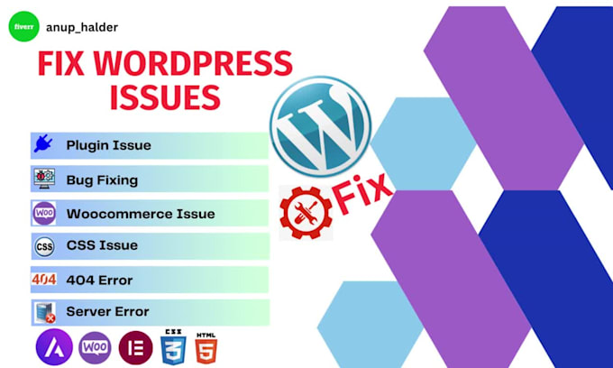 fix wordpress issues and backup, errors, bugs and ssl problems