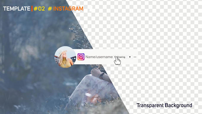 create social media lower thirds