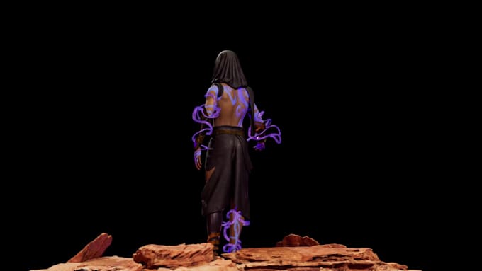 sculpt a 3d character