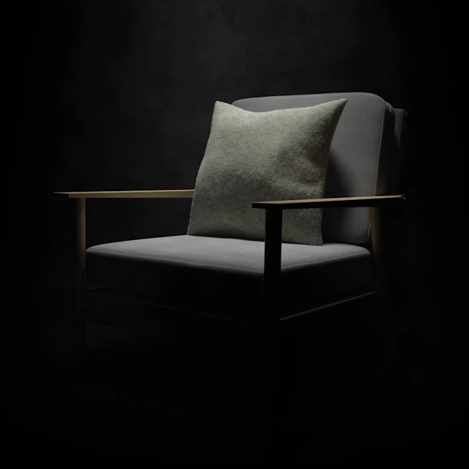 model and render realistic furniture in blender