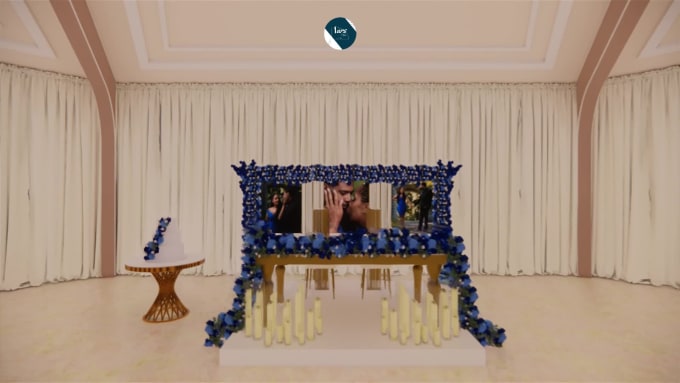 Create 3d design for your wedding decor by Iarslife | Fiverr