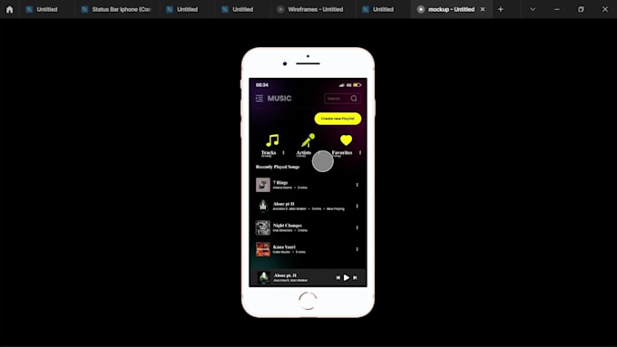 design modern saas app UI UX, dashboards, and web applications in figma
