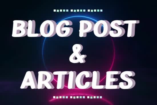 write SEO friendly article and blog post for your website