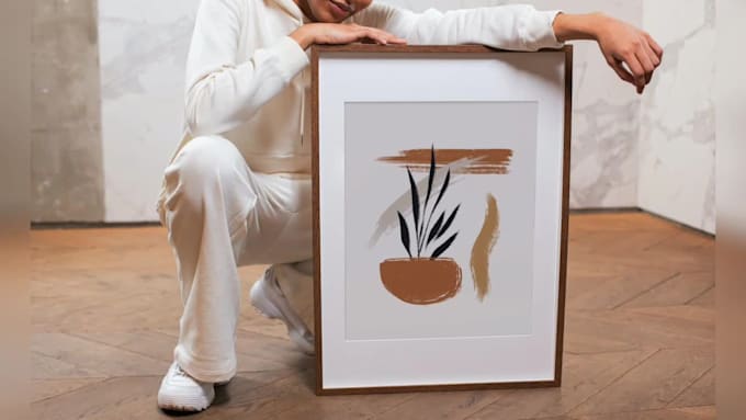 Create 10 custom trending printable wall art designs for your etsy shop ...
