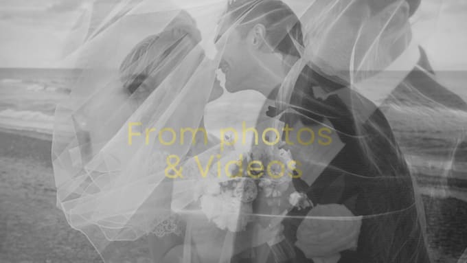 do stunning photo slideshow video and wedding slideshow for you