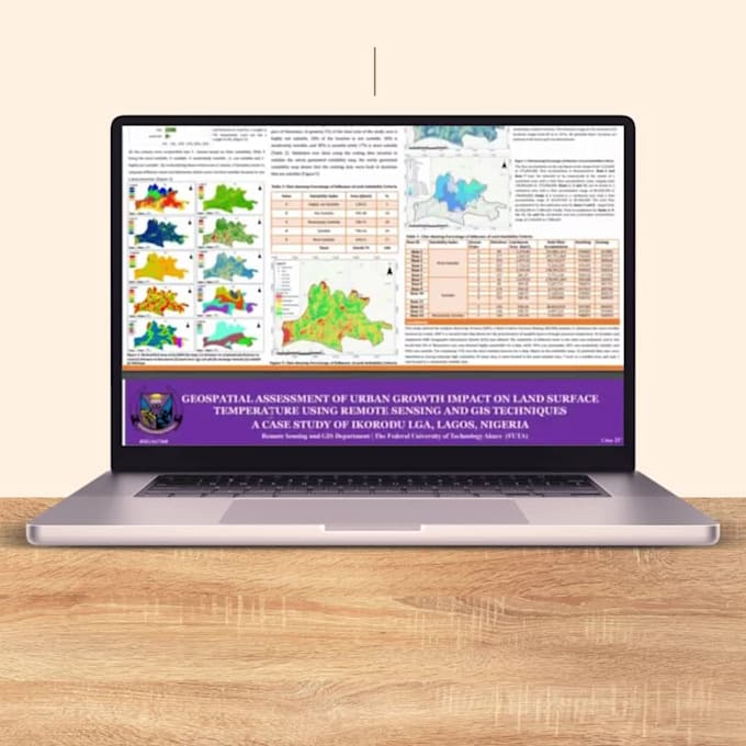 Do gis analysis, mapping, spatial analysis remote sensing, write report ...