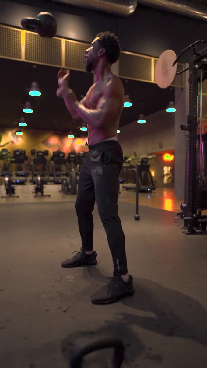 professional fashion or fitness model